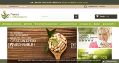 Desktop Screenshot of france-herboristerie.com