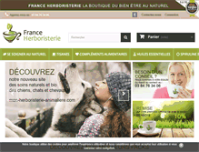 Tablet Screenshot of france-herboristerie.com